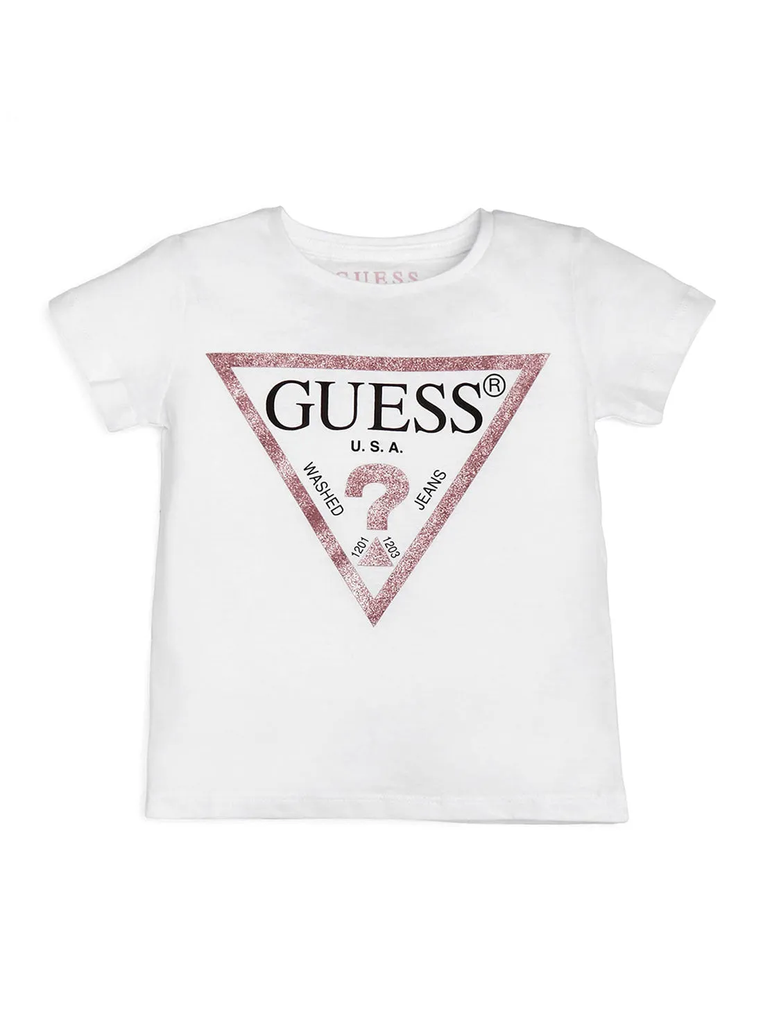 White Sequin T-Shirt (2-7)