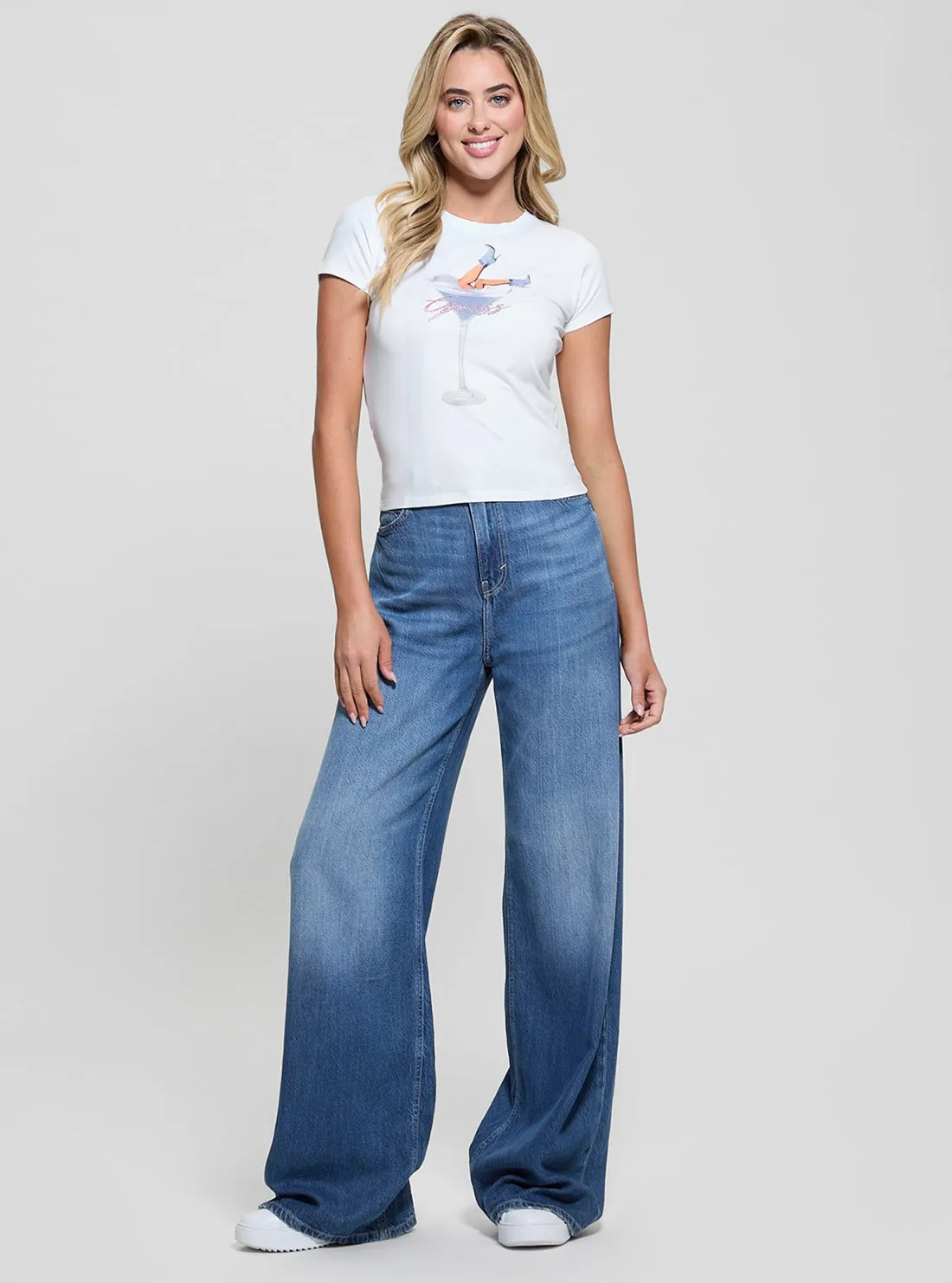 White Tini Boots R5 T-Shirt