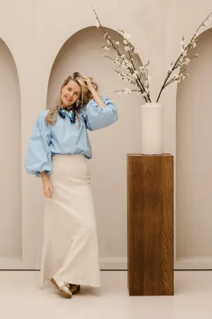 Willie denim rok beige